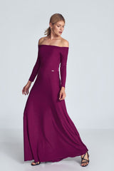 Long dress M707 – Figl – Dress – image 4