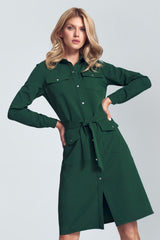 Day Dress M706 – Figl, Green – Day Dress