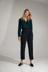 Blouse M732 – Figl, Green – Blouse – image 2