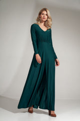 Day Dress M727 – Figl, Green – Day Dress – image 3