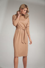 Day Dress M726 – Figl, Beige – Day Dress