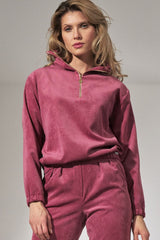 Sweatshirt M741 – Figl, Pink – Sweatshirt