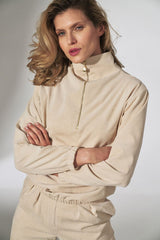 Sweatshirt M741 – Figl, Beige – Sweatshirt – image 3