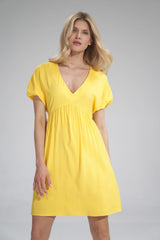 Day Dress M766 – Figl, Yellow – Day Dress
