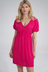 Day Dress M766 – Figl, Fuchsia – Day Dress – image 2