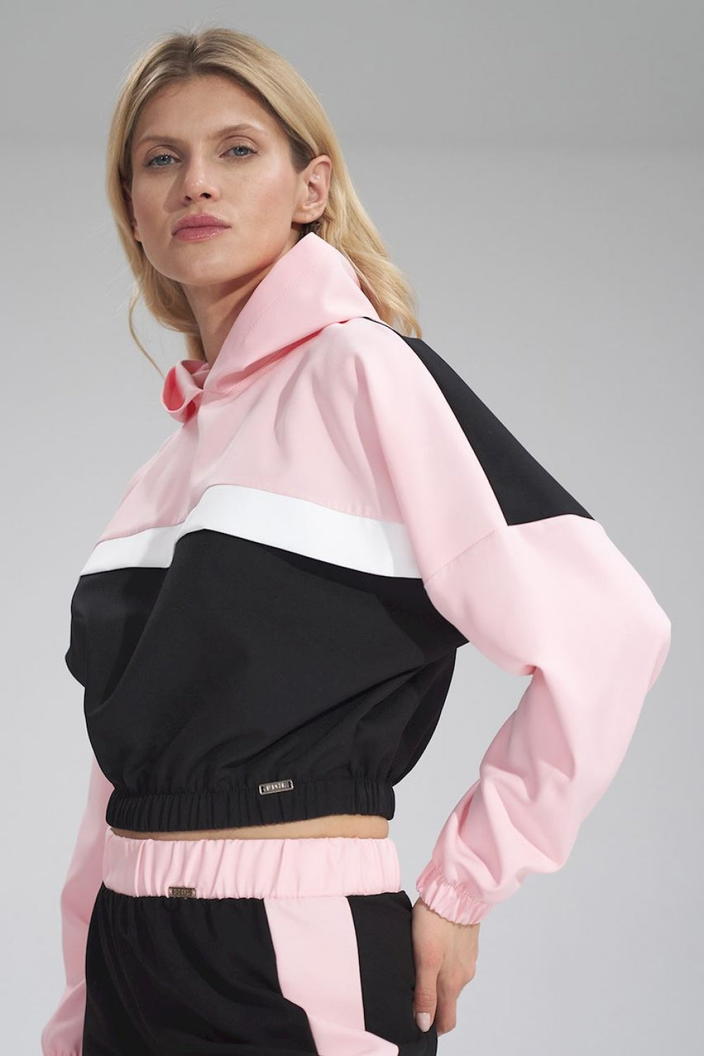 Sweatshirt M757 – Figl, Black Pink – Sweatshirt – image 3