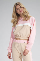 Sweatshirt M757 – Figl, Beige Pink – Sweatshirt – image 2