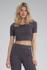 Blouse M748 – Figl, Grey – Blouse
