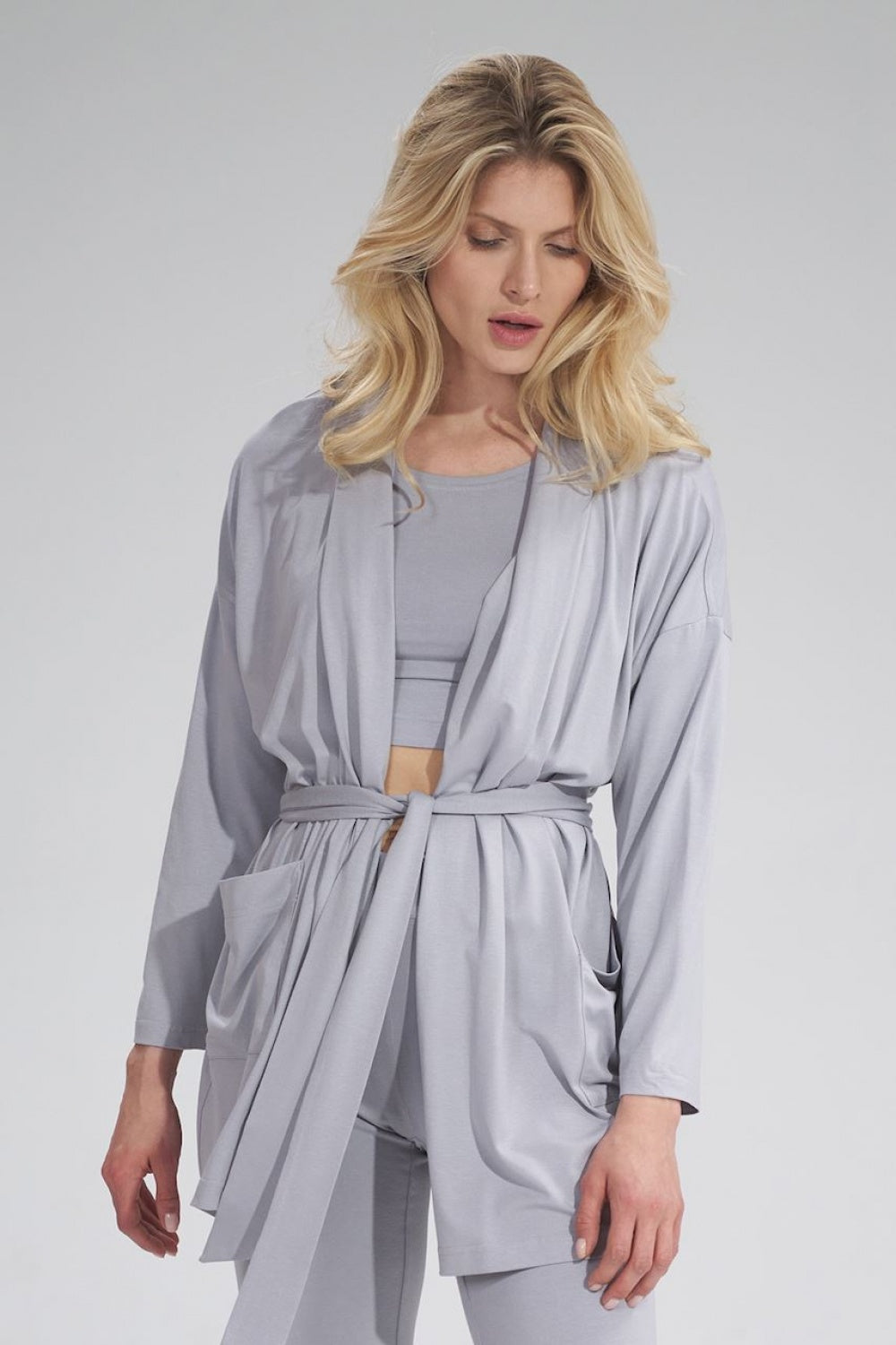 Sweatshirt M750 – Figl, Light Grey – Sweatshirt – image 2