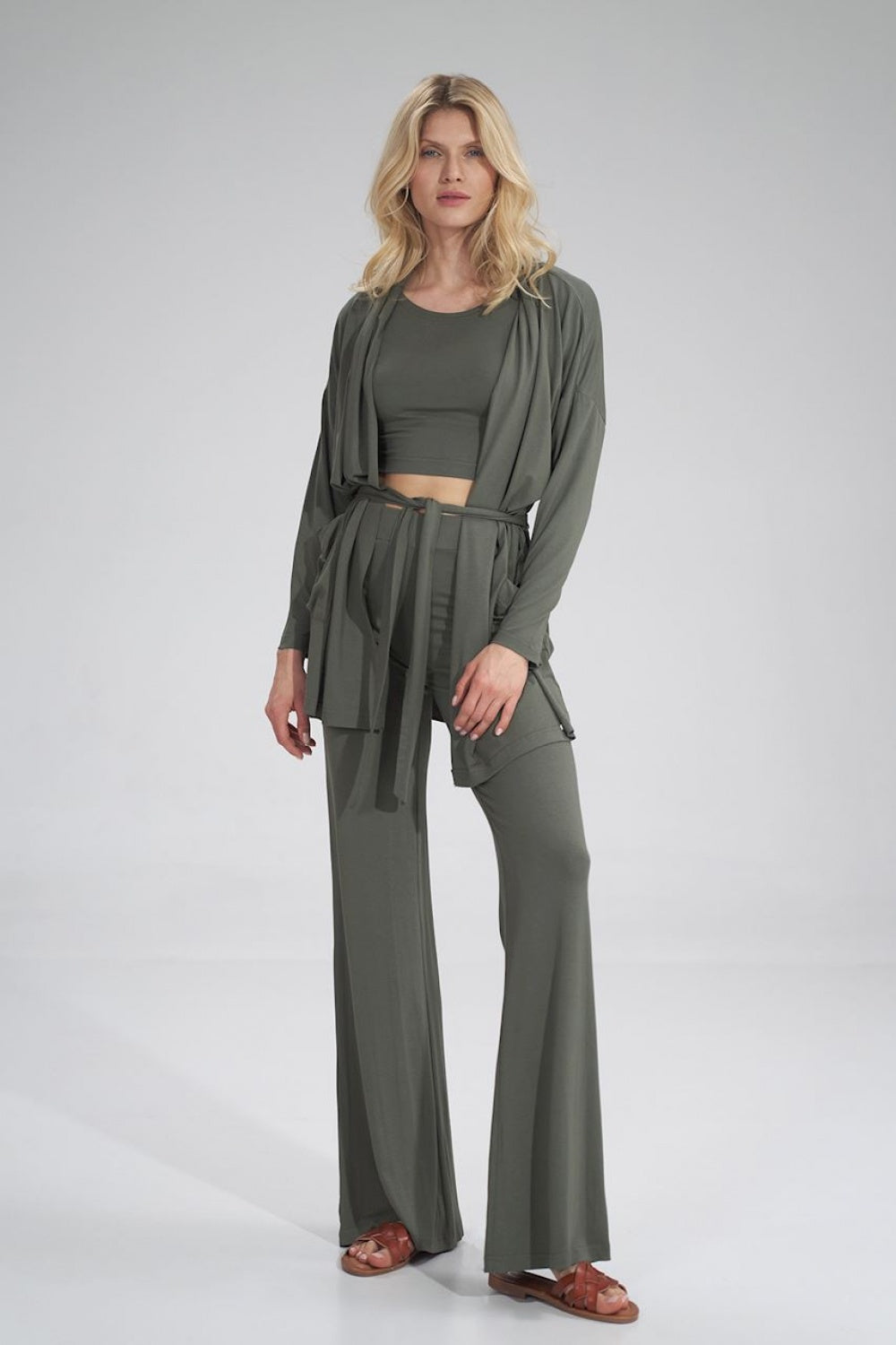Sweatshirt M750 – Figl, Olive – Sweatshirt