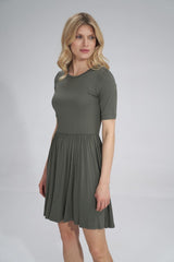 Day Dress M751 – Figl, Dark Olive – Day Dress