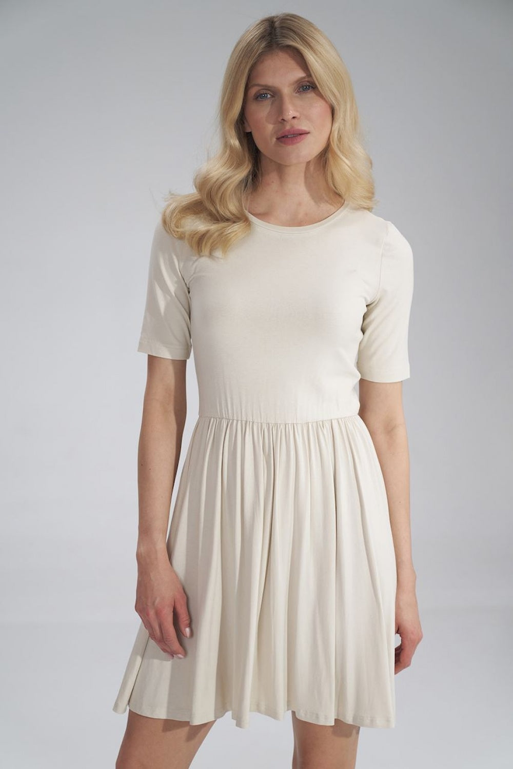 Day Dress M751 – Figl, Ecru – Day Dress – image 3