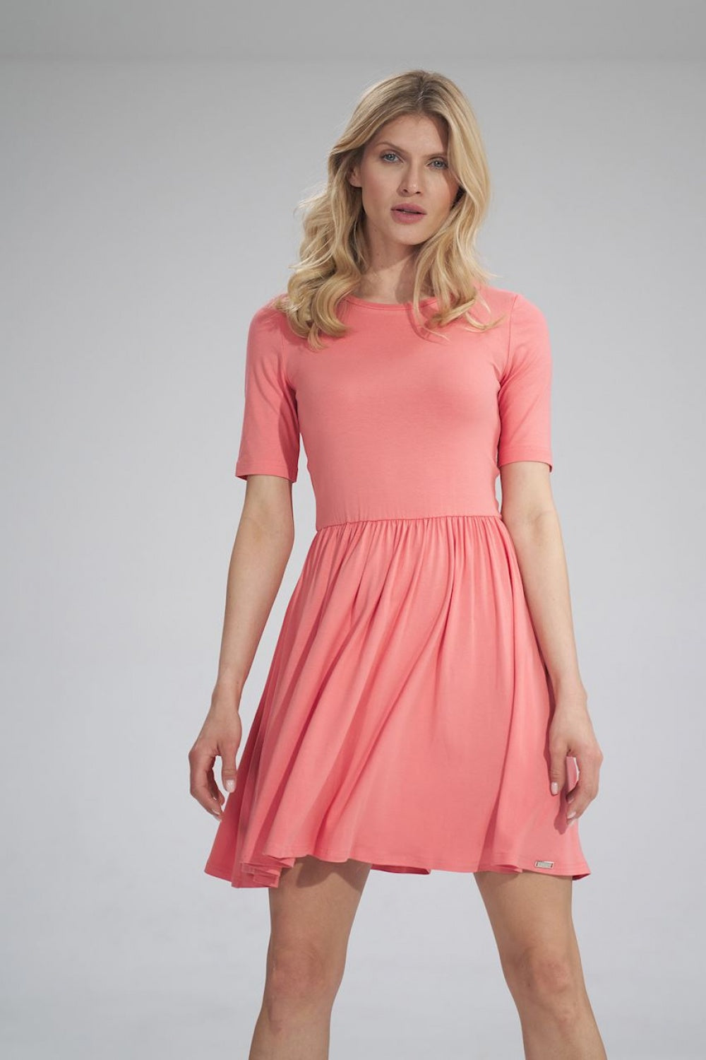 Day Dress M751 – Figl, Coral – Day Dress – image 6
