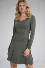 Short skirt M776 – Figl, Olive – Skirt