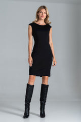 Day Dress M834 – Figl, Black – Day Dress – image 3