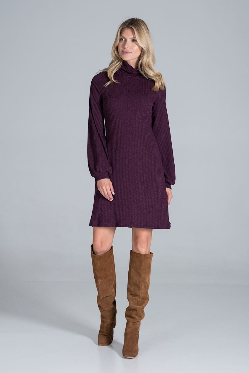 Day Dress M831 – Figl, Violet – Day Dress – image 2