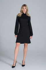 Day Dress M831 – Figl, Black – Day Dress – image 3