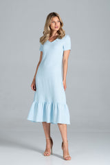 Day Dress M827 – Figl, Sky Blue – Day Dress – image 3