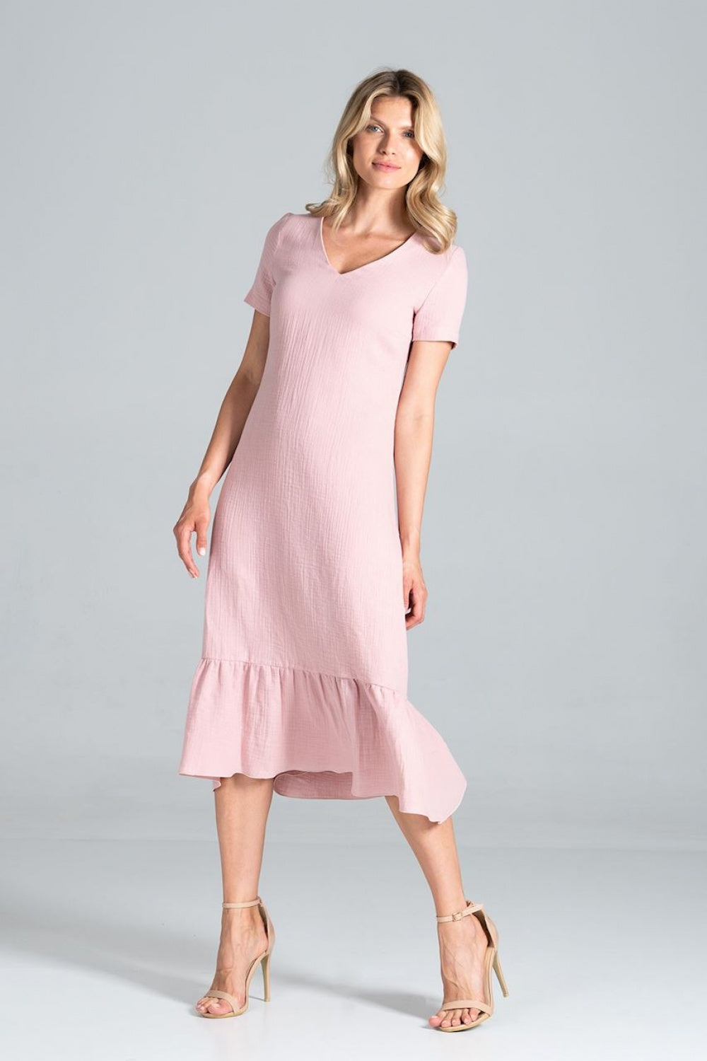 Day Dress M827 – Figl, Pink – Day Dress – image 5