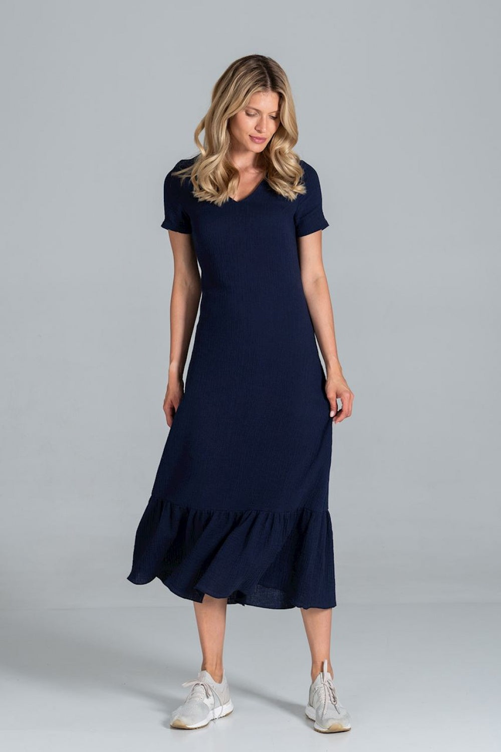 Day Dress M827 – Figl, Navy – Day Dress – image 7