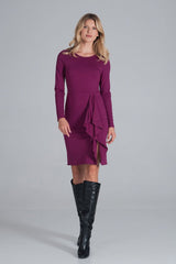 Cocktail dress M839 – Figl, Fuchsia – Cocktail Dress