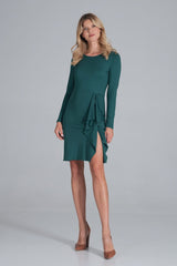 Cocktail dress M839 – Figl, Green – Cocktail Dress – image 3