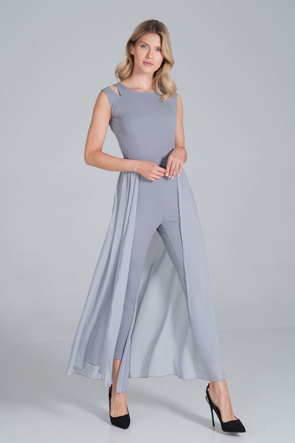 Suit M842 – Figl, Grey – Jumpsuit