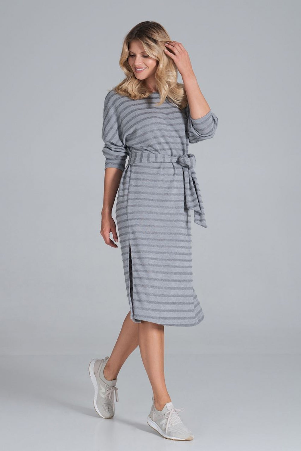 Day Dress M848 – Figl, Grey – Day Dress