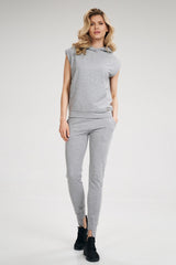 Tracksuit trousers M806 – Figl, Grey – Track Pants – image 3