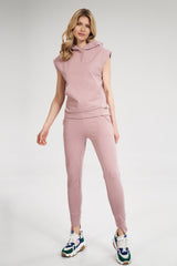 Tracksuit trousers M806 – Figl, Dark Pink – Track Pants – image 4
