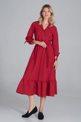Day Dress M840 – Figl, Red – Day Dress