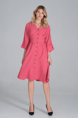 Day Dress M843 – Figl, Coral – Day Dress – image 2