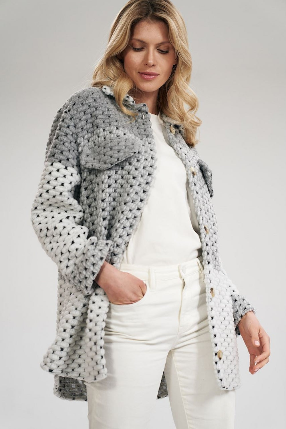 Jacket M857 – Figl, Grey Stripes – Jacket