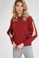 Sweatshirt M803 – Figl, Burgundy – Sweatshirt