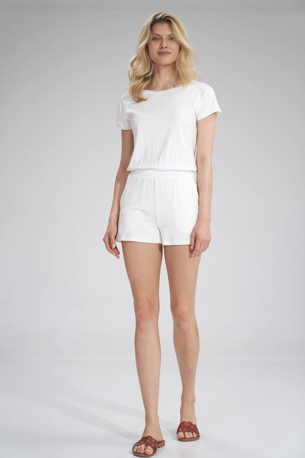 Suit M785 – Figl, White – Jumpsuit – image 5