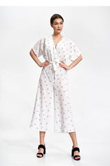 Suit M863 – Figl, Ecru – Jumpsuit – image 3