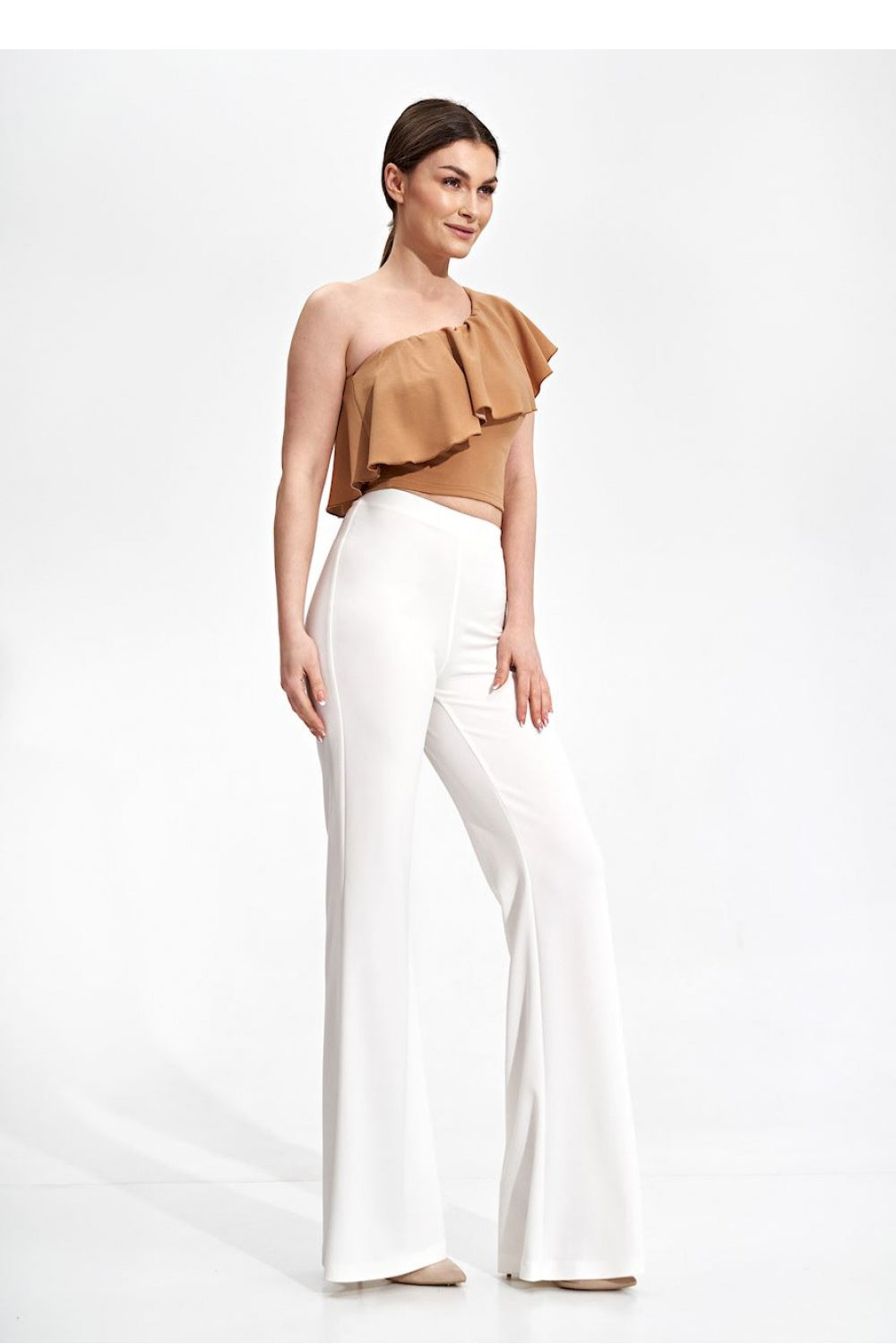 Blouse M875 – Figl, Beige – Blouse