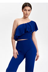 Blouse M875 – Figl, Sapphire Blue – Blouse – image 3