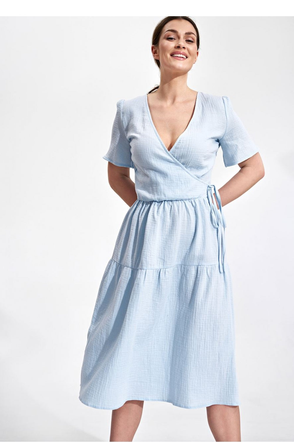 Day Dress M872 – Figl, Sky Blue – Day Dress