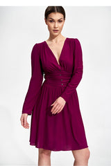 Day Dress M861 – Figl, Fuchsia – Day Dress