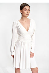 Day Dress M861 – Figl, Ecru – Day Dress – image 2