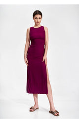 Day Dress M864 – Figl, Fuchsia – Day Dress – image 2