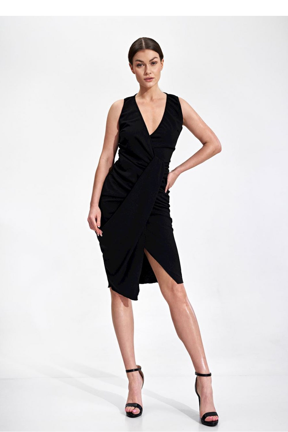 Cocktail dress M858 – Figl, Black – Cocktail Dress – image 3