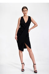 Cocktail dress M858 – Figl, Black – Cocktail Dress – image 3