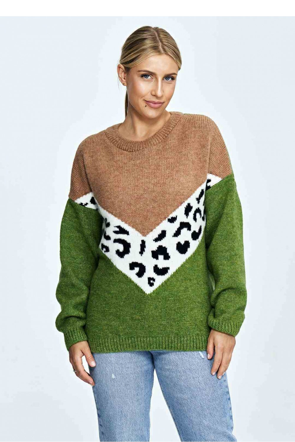 Jumper M905 – Figl, Green Brown – Jumper