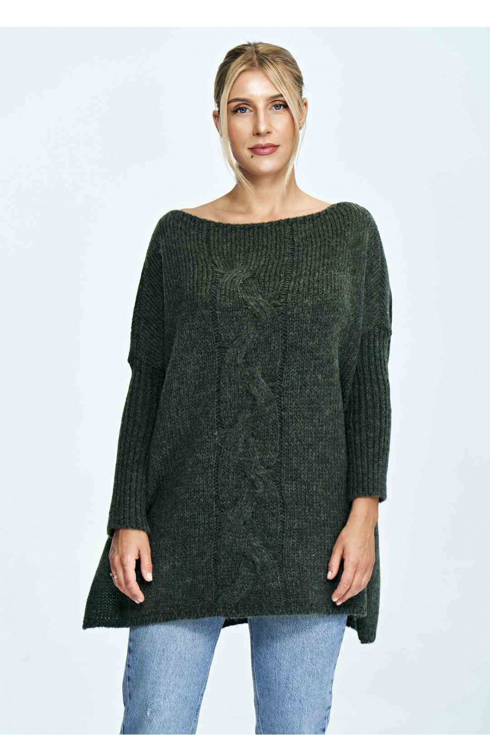 Jumper M900 – Figl, Dark Olive – Jumper