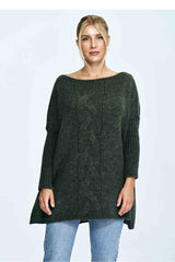 Jumper M900 – Figl, Dark Olive – Jumper