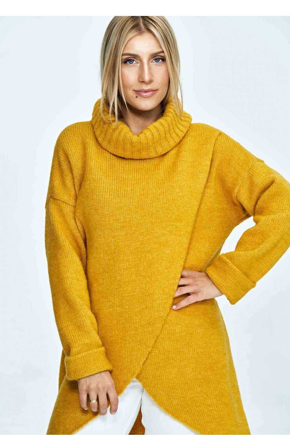 Turtleneck M891 – Figl, Mustard – Turtleneck