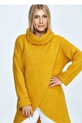 Turtleneck M891 – Figl, Mustard – Turtleneck
