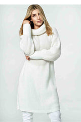 Long jumper M890 – Figl, Ecru – Jumper